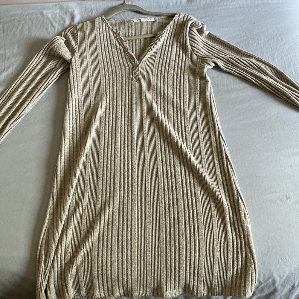 Long sleeve shirt dress